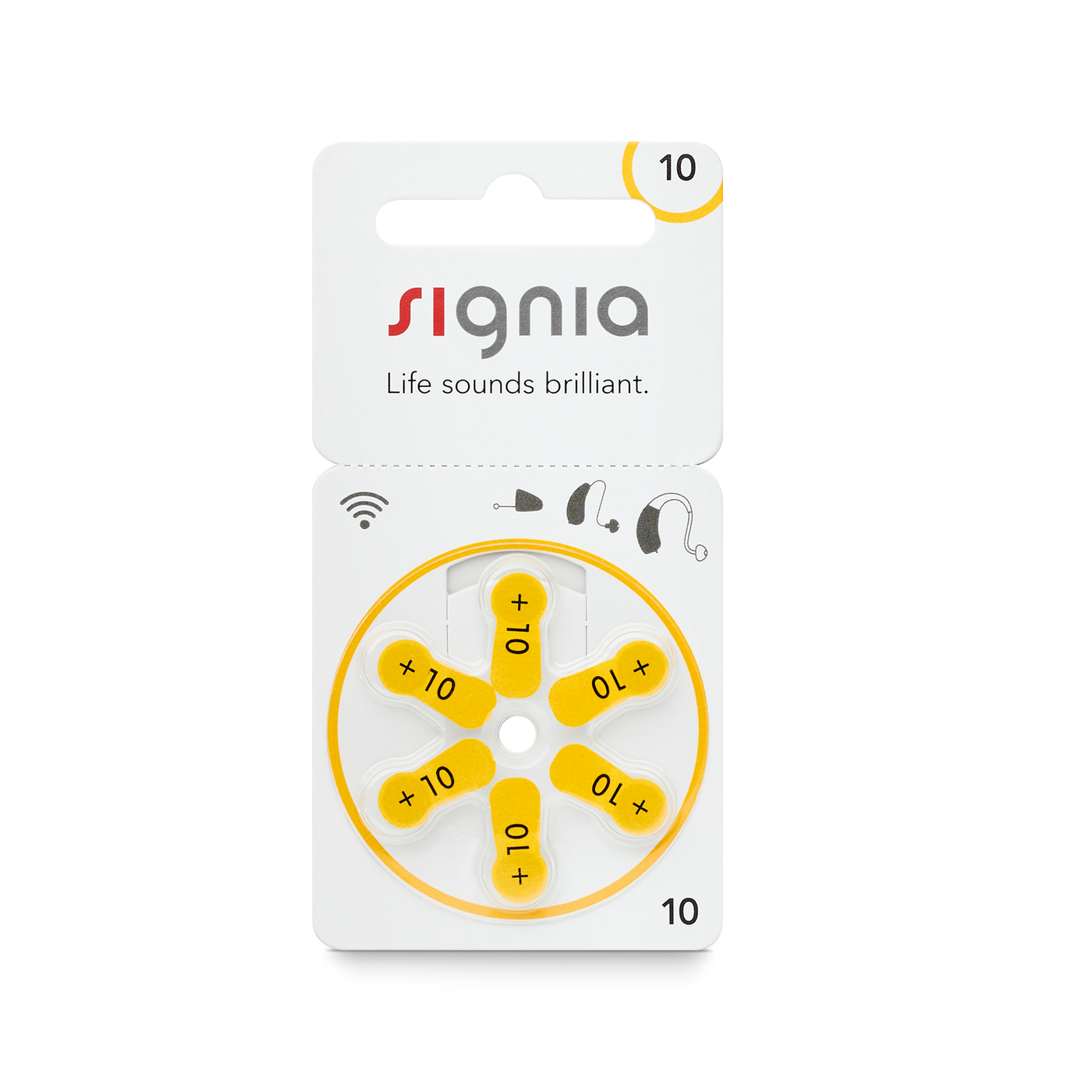 Signia hearing aid accessories batterier 10 10821483